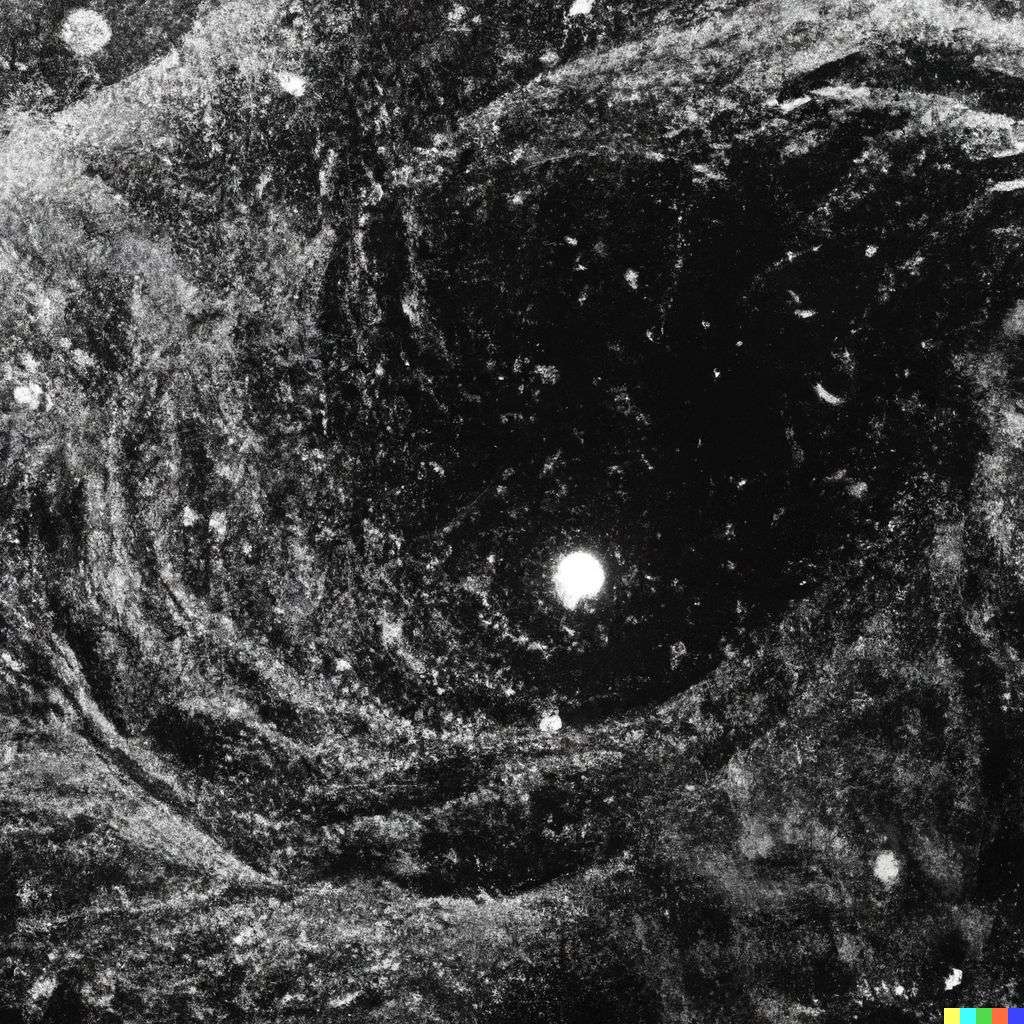 the discovery of gravity, particle simulation, Octane render
